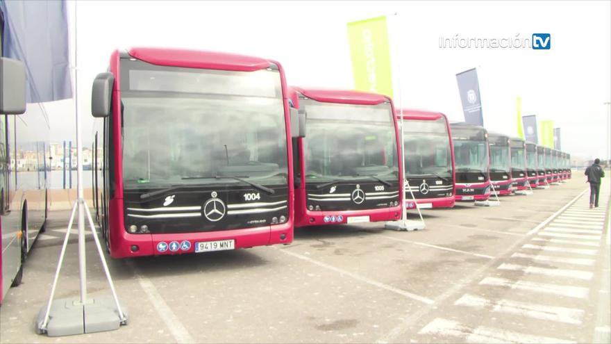 Alicante incorpora este martes los tres primeros autobuses eléctricos a su flota urbana