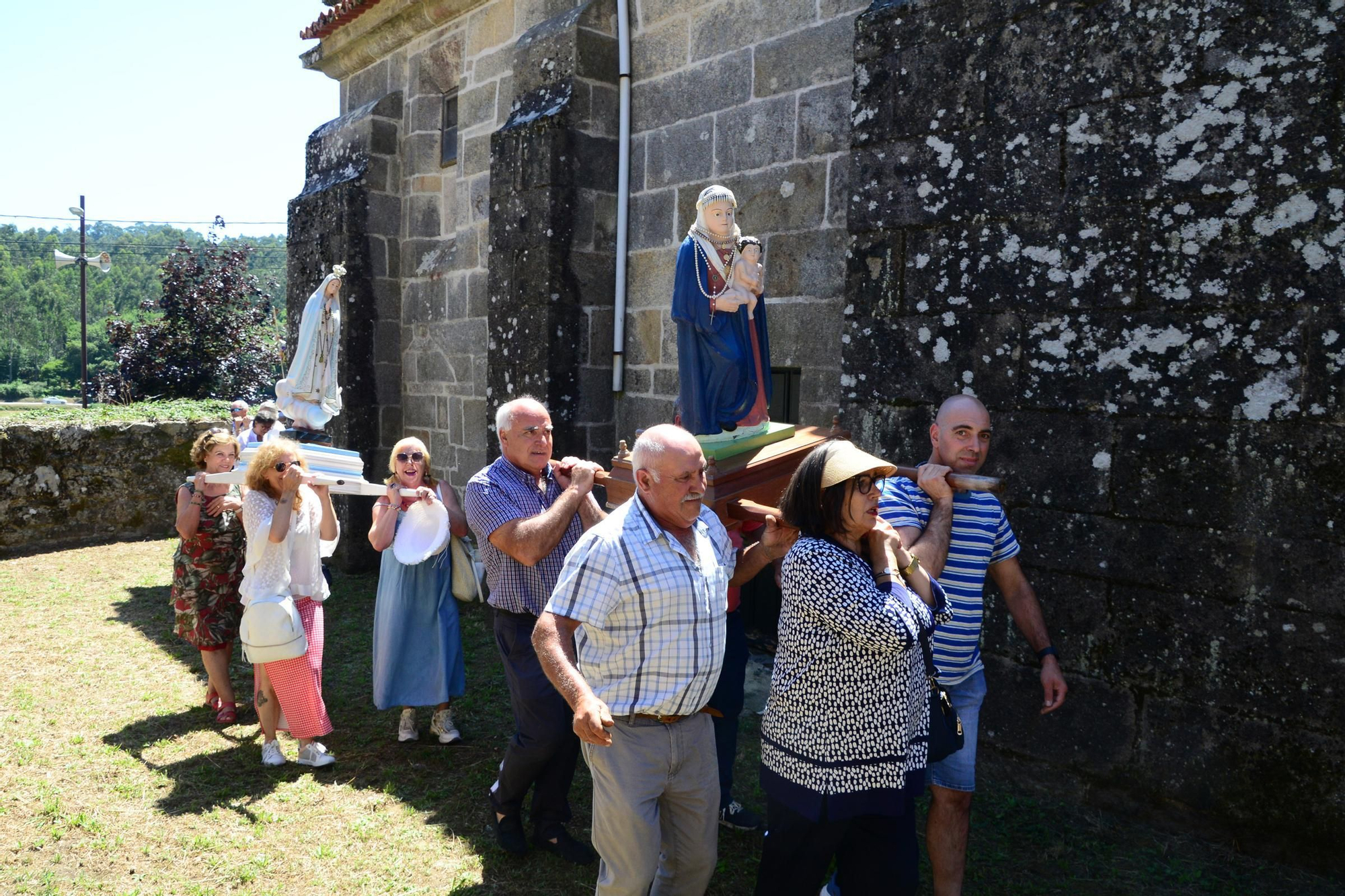 As celebracións do Día de Santiago en Ermelo, "berce do Morrazo"