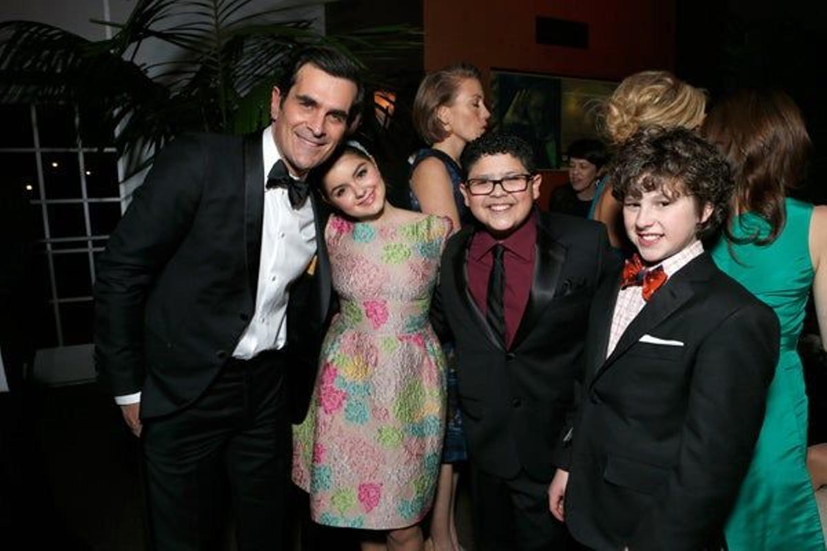 Ty Burrell, Ariel Winter, Rico Rodriguez y Nolan Gould