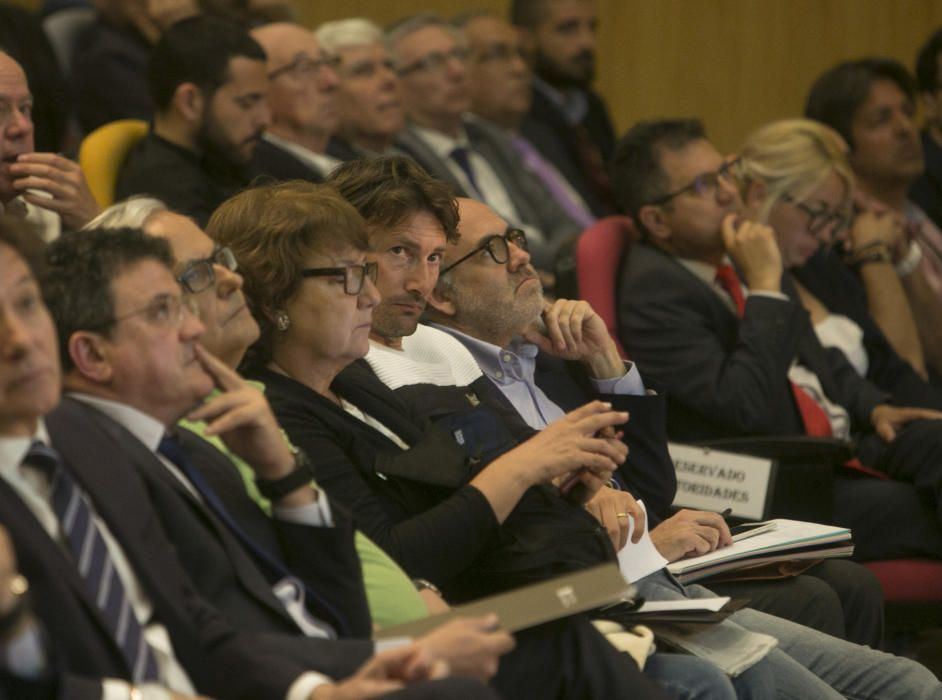 El seleccionador Julen Lopetegui en la Universidad de Alicante.