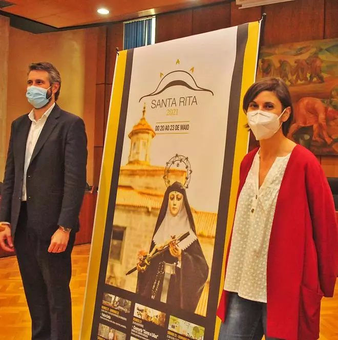 Vilagarcía celebra con Santa Rita sus primeras fiestas post-COVID