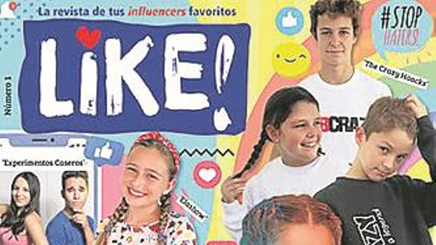 Sale a la venta ‘Like!’, la revista de los ‘influencers’