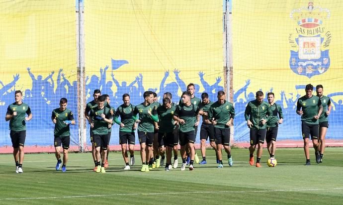 13/02/2019 TELDE. Entrenamiento Ud Las Palmas.  Fotografa: YAIZA SOCORRO.