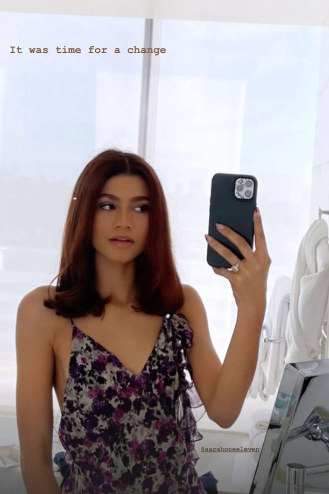 Zendaya muestra su cambio de look en Instagram