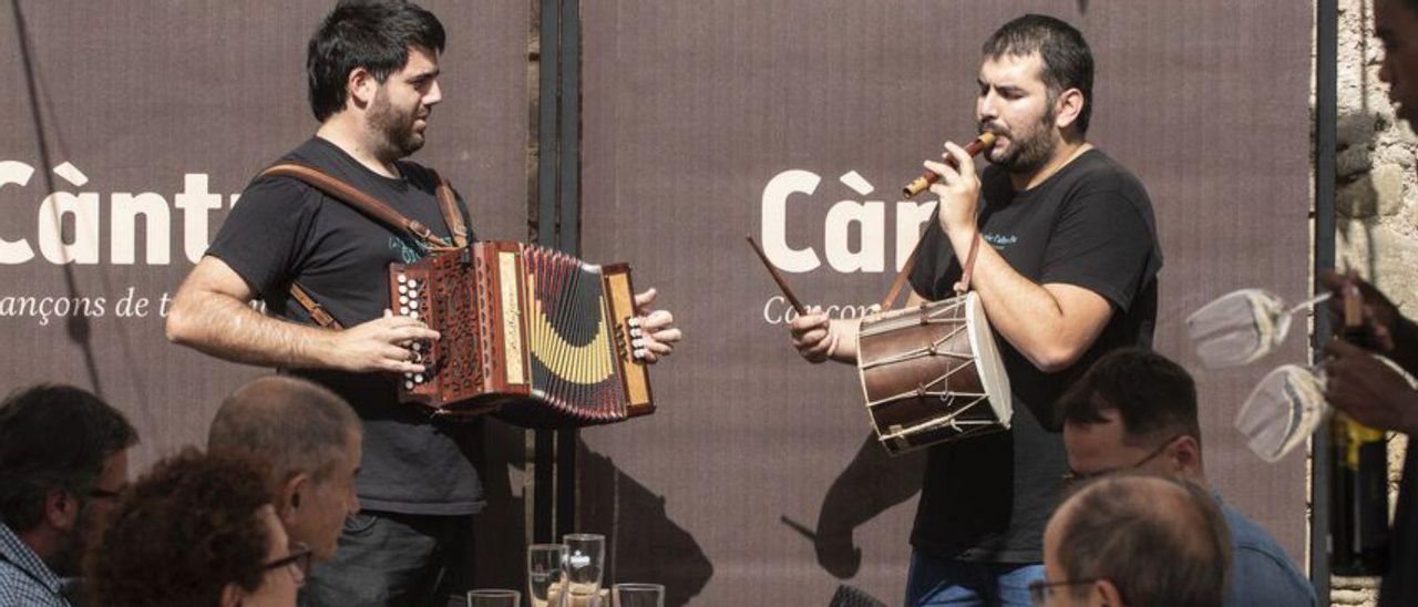 Ahir el duet Quedem en Paus va ser a Manresa | OSCAR BAYONA