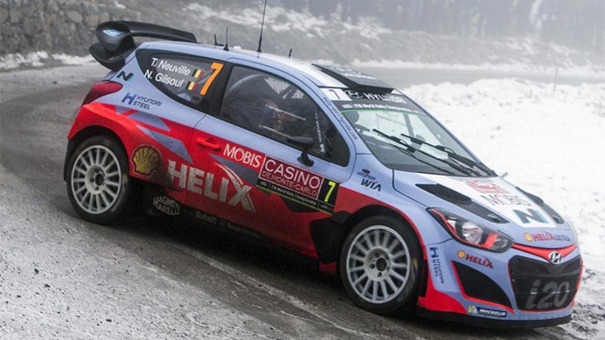 Dani Sordo, en la primera prueba del Rally de Montecarlo