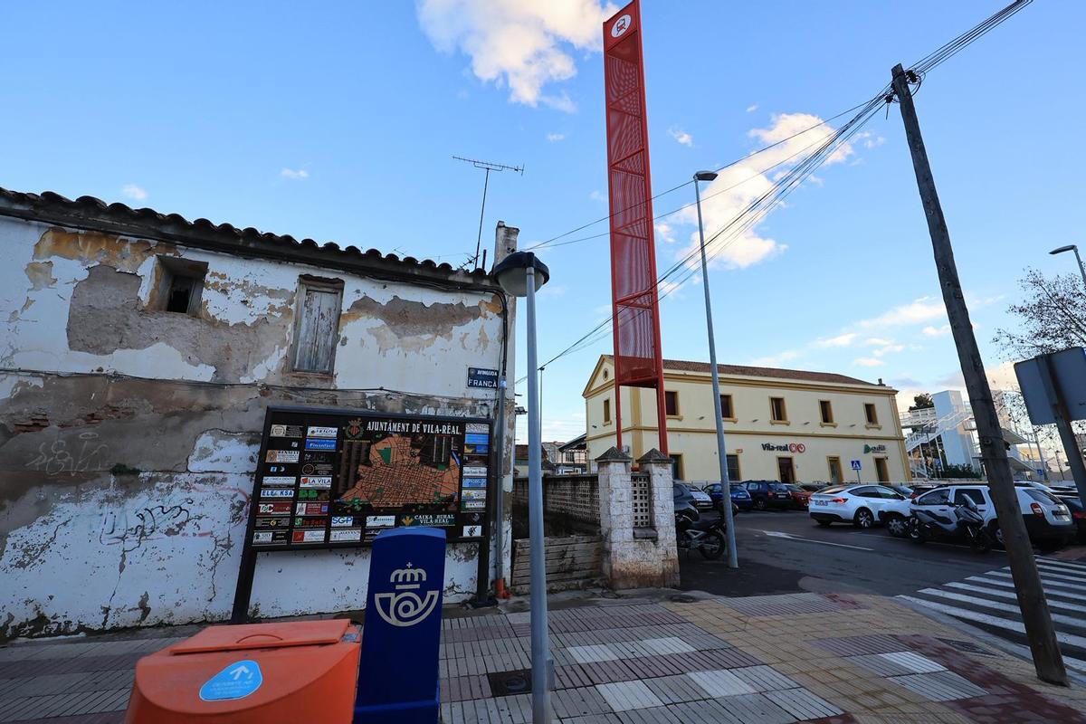 Inmediaciones de la estación de Vila-real.