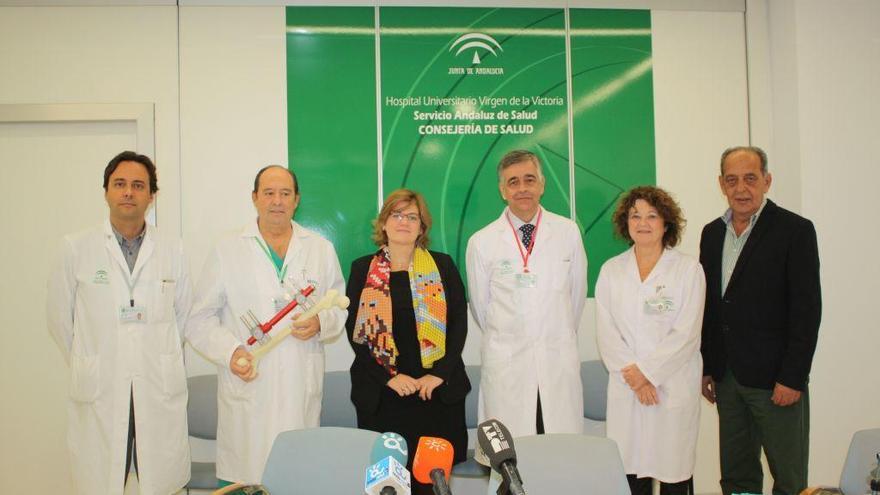 El acto de presentación de las jornadas, esta mañana en el Hospital Virgen de la Victoria.