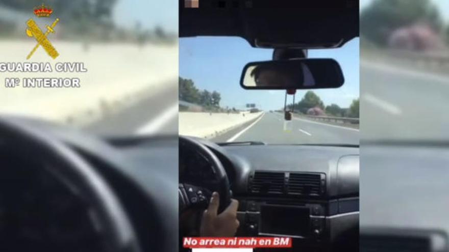 La Guardia Civil investiga a un joven en Torrevieja que alardeaba de conducir a 240 km/h en las redes sociales