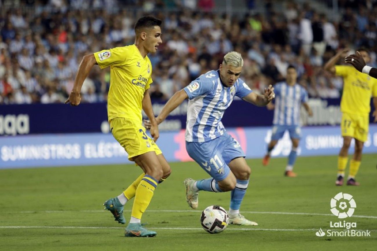 El Málaga CF - UD Las Palmas, en imágenes