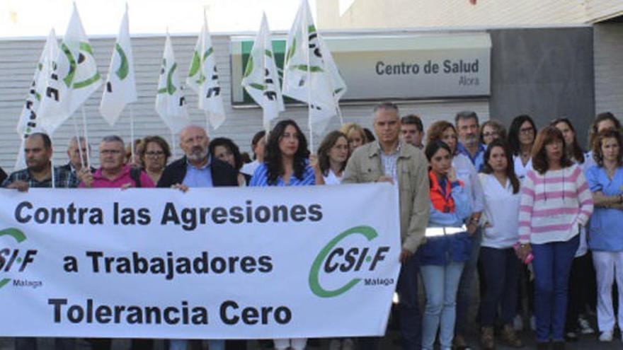 Una protesta contra las agresiones.