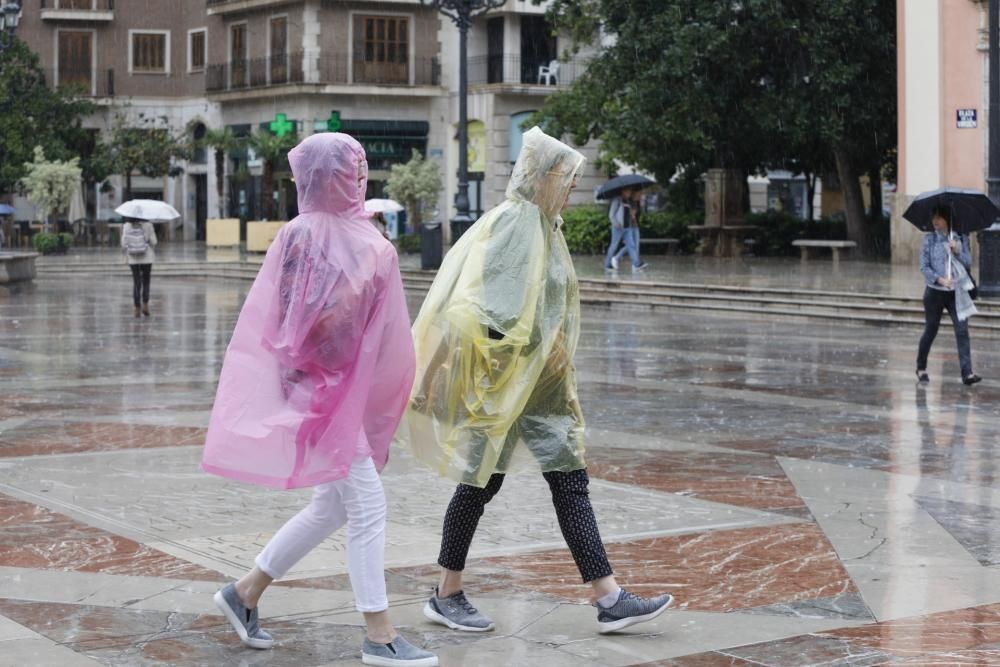 Lluvias en la ciudad de València