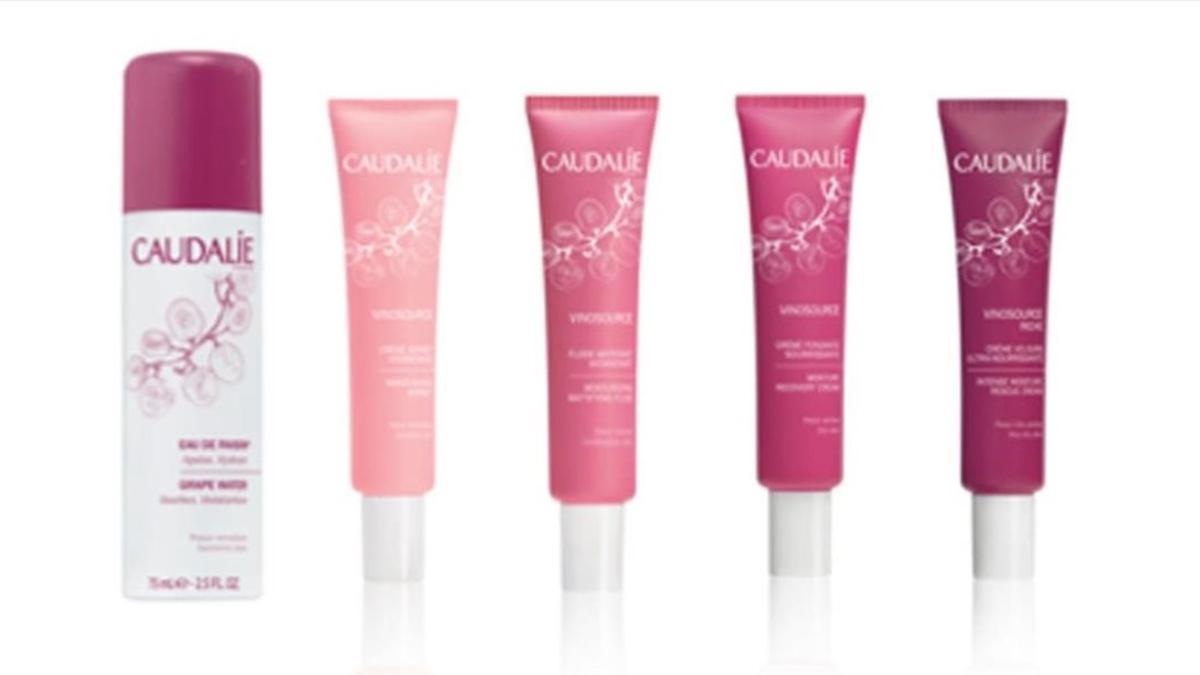 La gama Vinosource de Caudalie con agua de uva