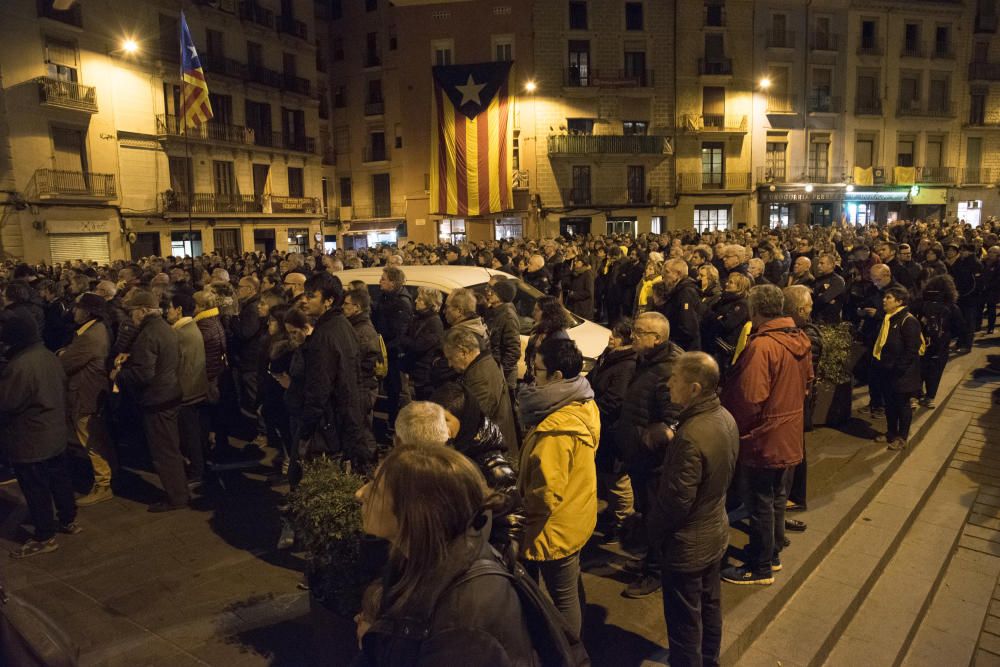 Concentració contra el judici a Manresa