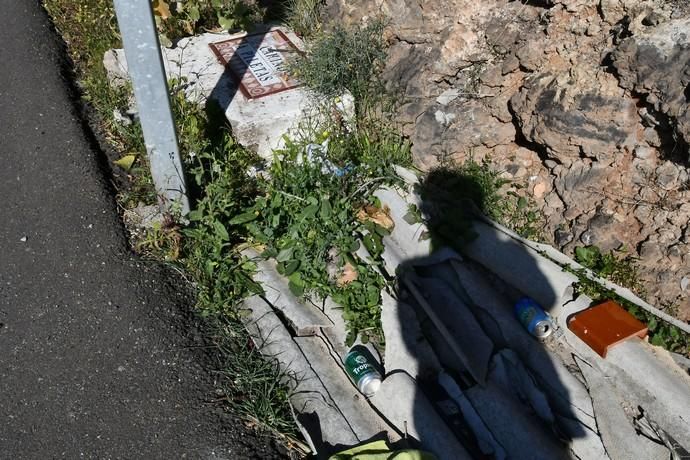 Caminos rurales a asfaltar en Telde