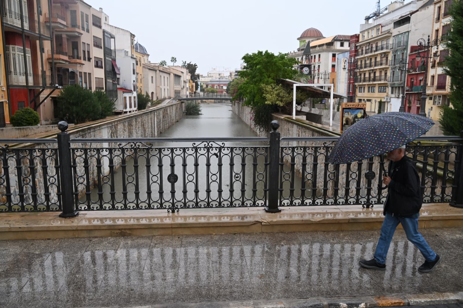Imágenes de Orihuela durante la alerta roja por la dana Alice