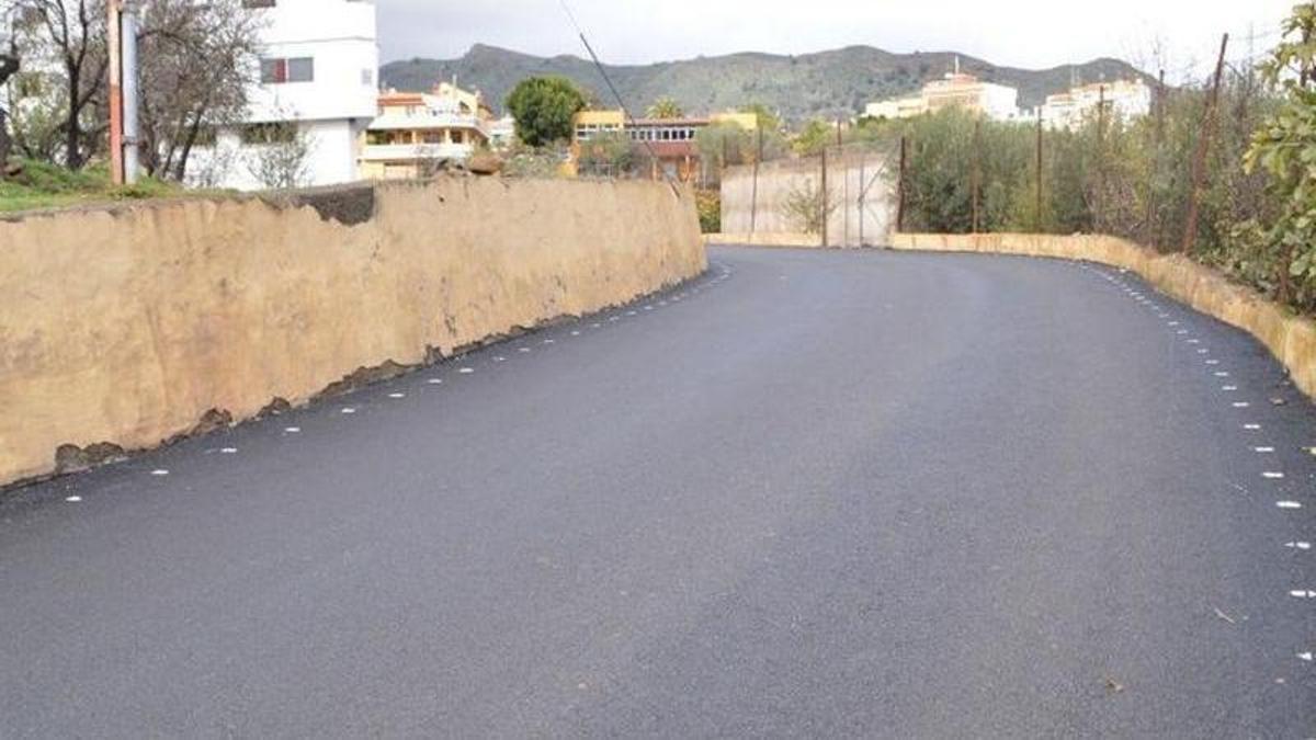 Carretera en Valsequillo.