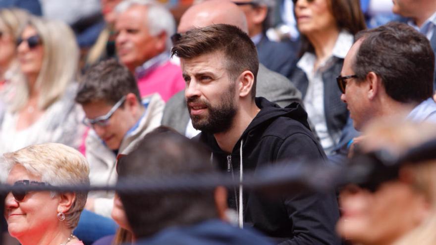 Piqué, en la plaza de toros