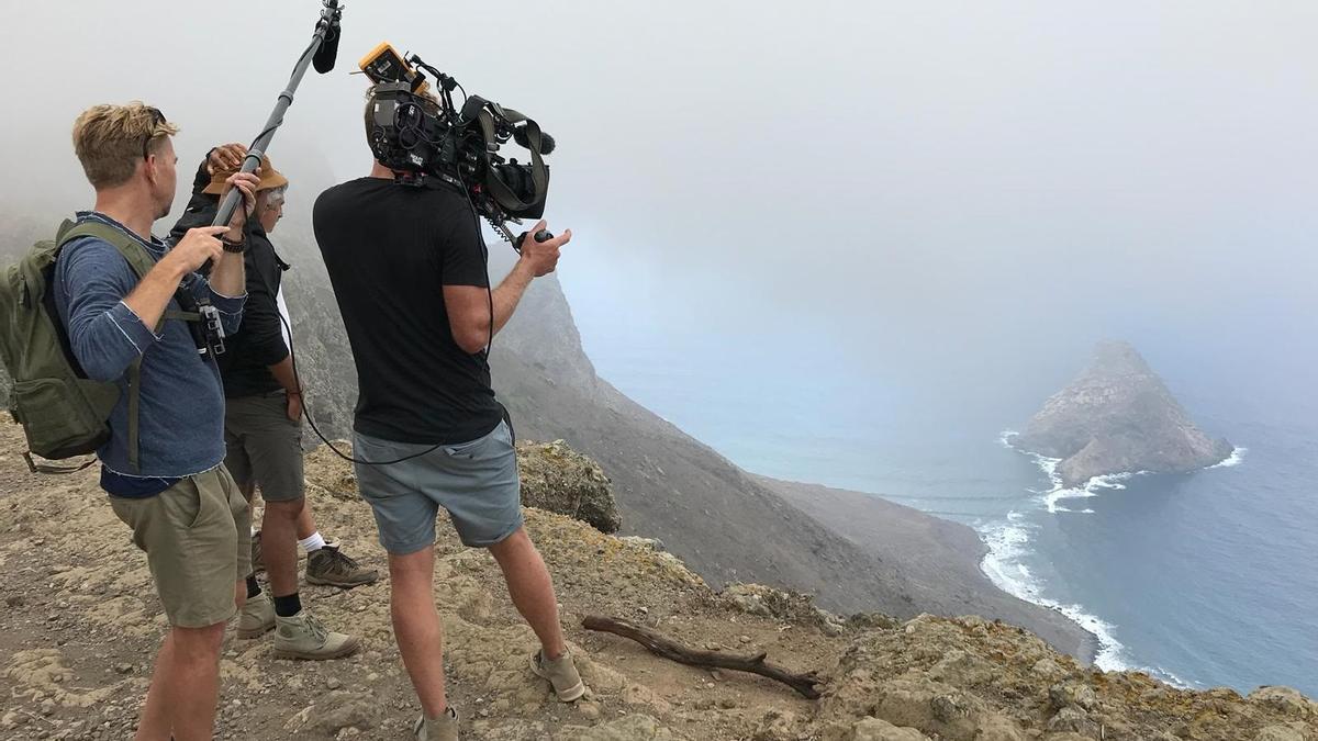 Rodaje en la costa canaria para una cadena de Países Bajos.