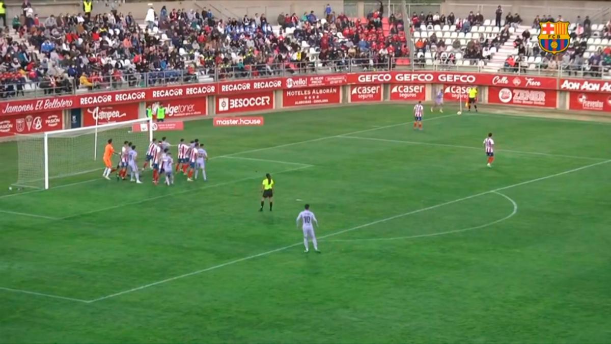 Así ha sido el golazo olímpico de Matheus Pereira ante el Algeciras