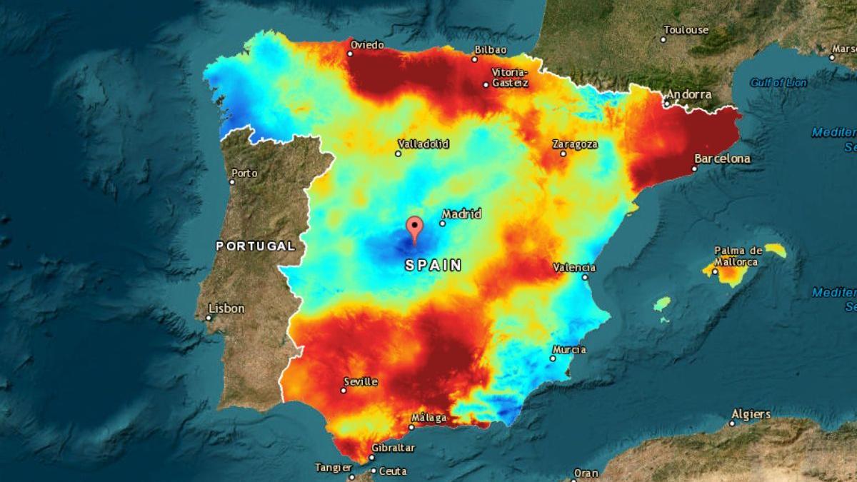 Mapa sequía CSIC