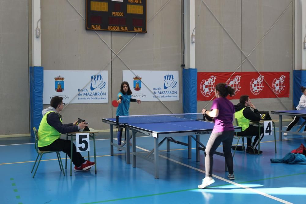 Final de tenis de mesa de Deporte en Edad Escolar