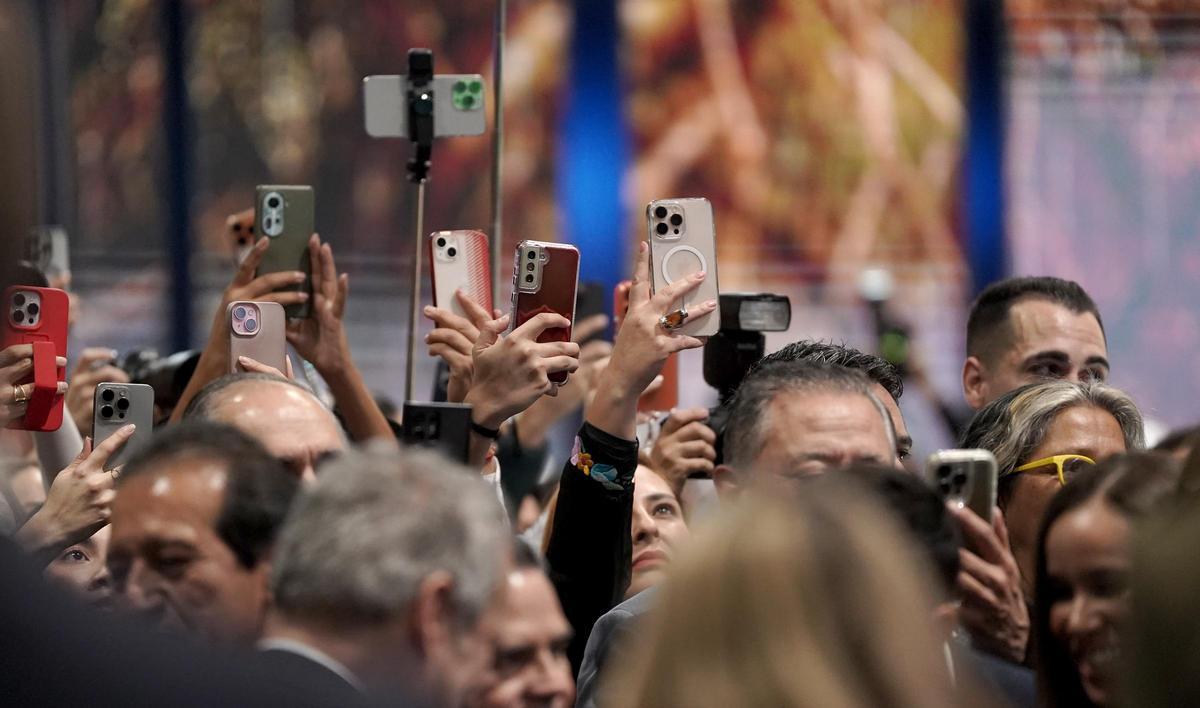 Los reyes Felipe VI y Letizia en la inauguración de Fitur 2026.