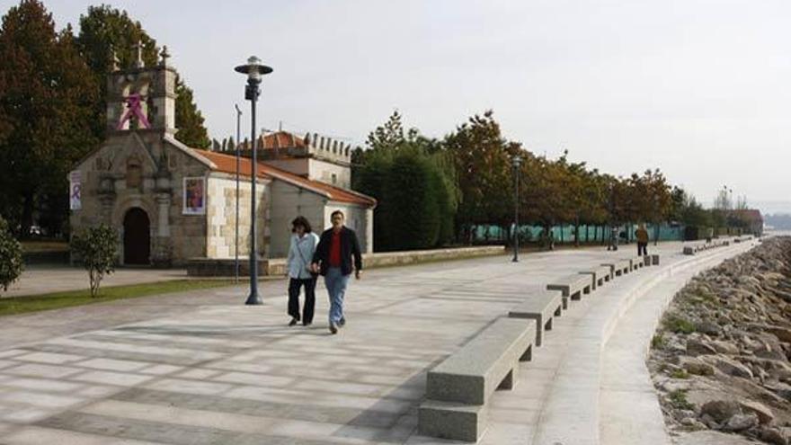 Finalizan las obras del paseo de O Sinal que se inauguran la próxima semana