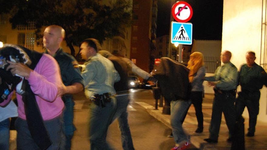 Imagen de los agentes de la Policía Local, detenidos en 2009.