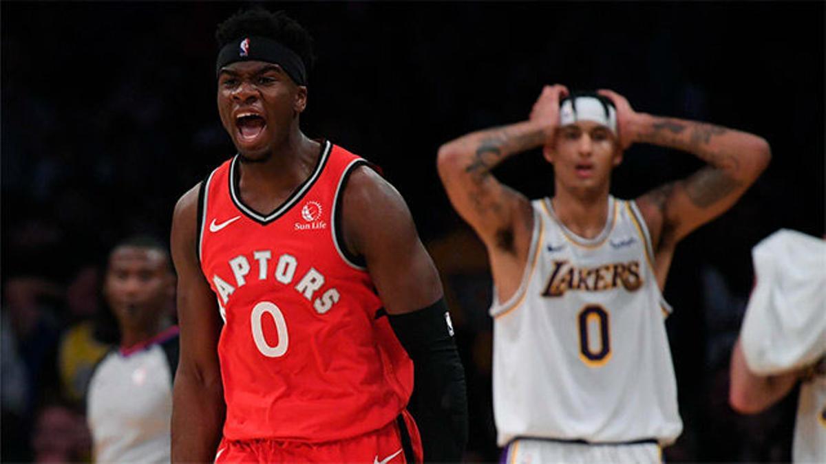 Los Raptors ponen fin a la racha de los Lakers pese a un brillante LeBron