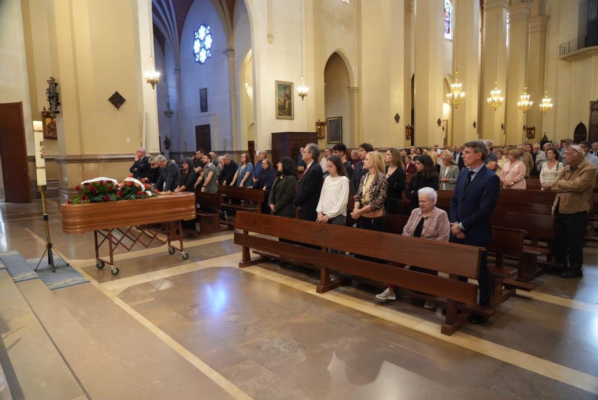 Funeral de Salvador Bellés en la concatedral de Santa María.