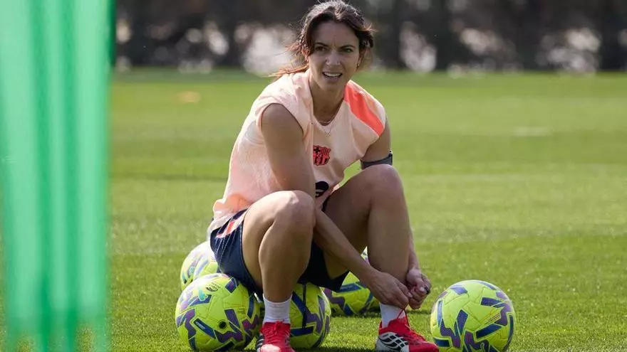 ¡Aitana Bonmatí vuelve a los entrenamientos!