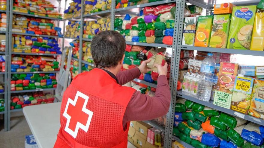 Banco de alimentos de Cruz Roja Elda