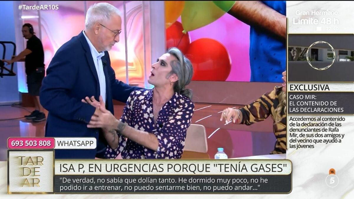Xavier Sardà con Mario Vaquerizo en 'TardeAR'