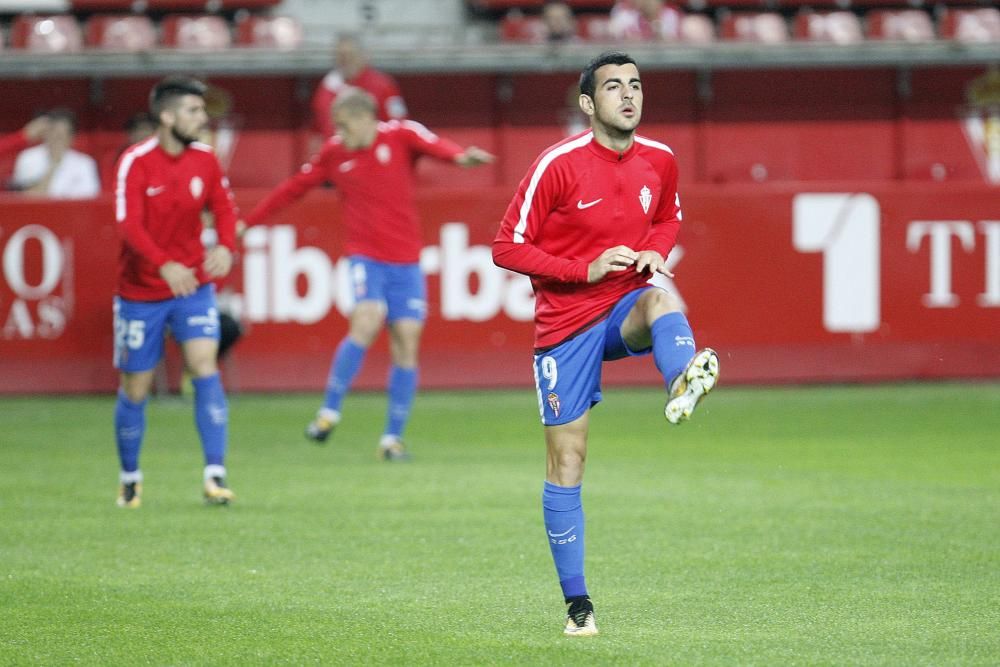 El partido entre el Real Sporting y el Huesca, en imágenes