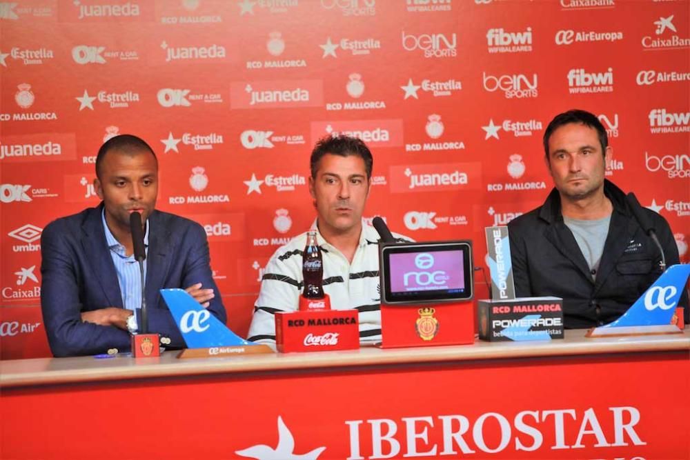 Presentación de Javier Olaizola, nuevo entrenador del Mallorca