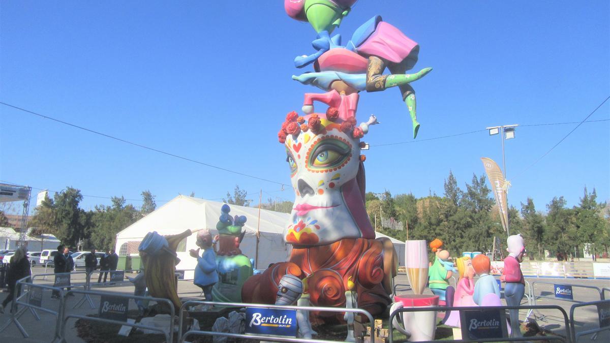 Monumento mayor de Cristóbal Sorní (primer premio de Especial de Burjassot)