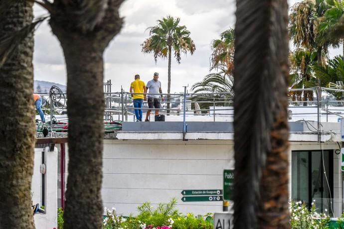 OBRAS ILEGALES CERCA DE LA CHARCA DE MASPALOMAS