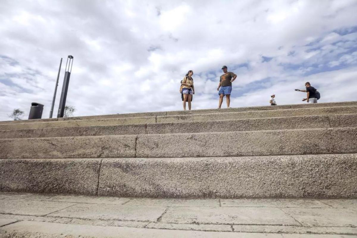 Auch die Stufen sollen saniert werden.