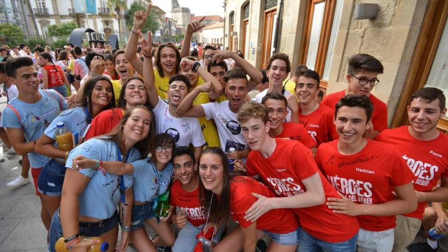 Pontevedra vive su primer fin de semana de peñas
