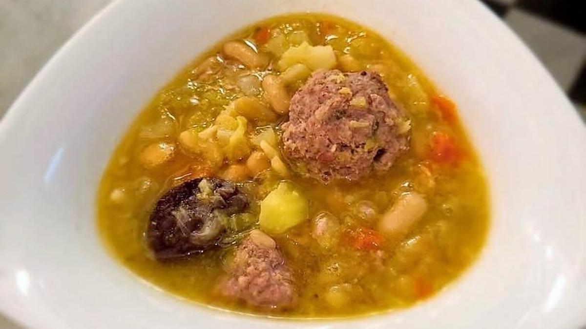 La escudella 'barrejada' de Bullanga.