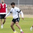 Lucas Alcázar en el entrenamiento de este sábado.