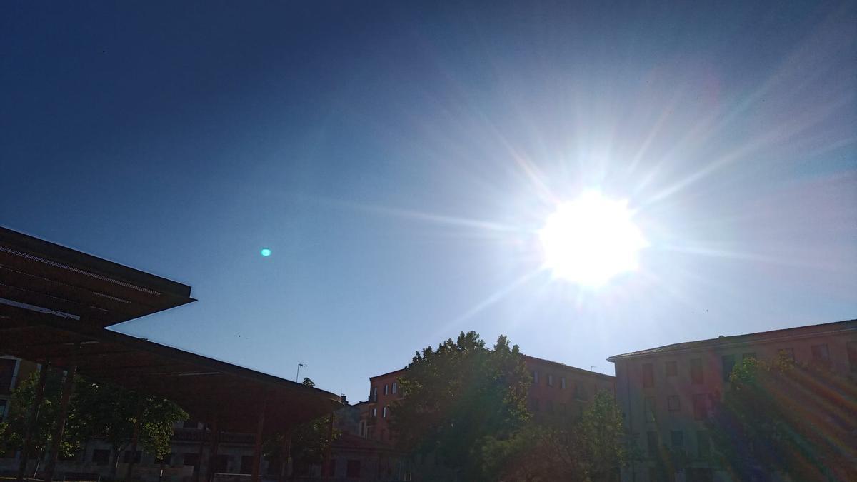 Sol en Zamora.