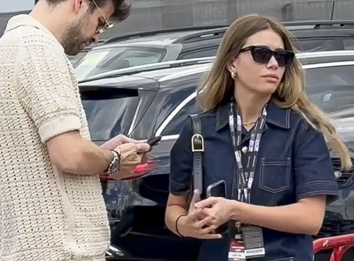 Clara Chía acude con Gerard Piqué al Gran Premio de España de Fórmula 1 en Barcelona