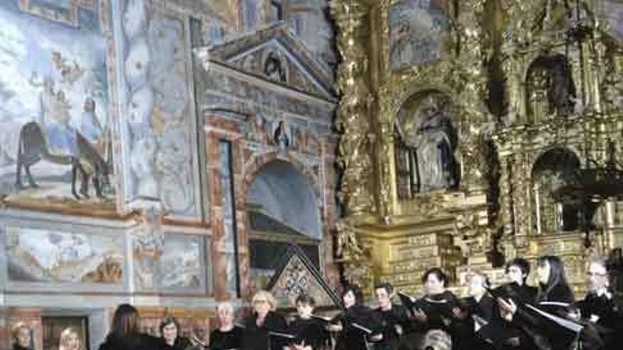 Un momento del concierto celebrado ayer.