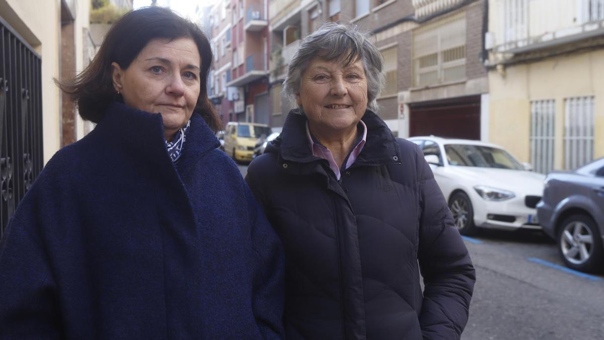 Charo García y Amparo Seguí, amigas de Clementa Soria