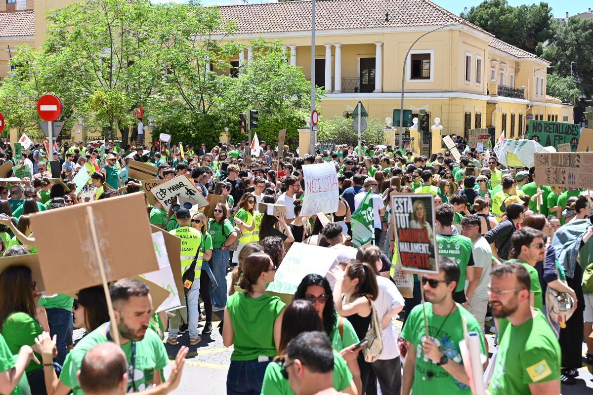 Huelga educativa en Castelló