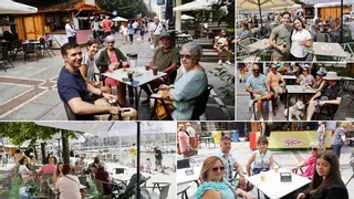 Las casetas del puerto y Begoña "maravillan" a locales y turistas