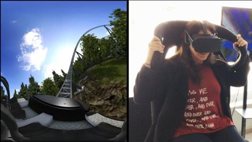 Así te sentirás cuando 'subas' a esta montaña rusa virtual
