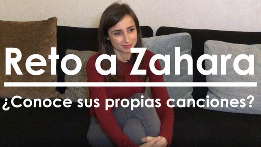 Reto a Zahara: ¿Conoce sus propias canciones?